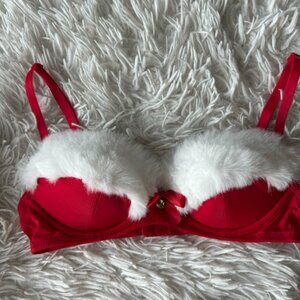 Adore Me Santa Furry Bra